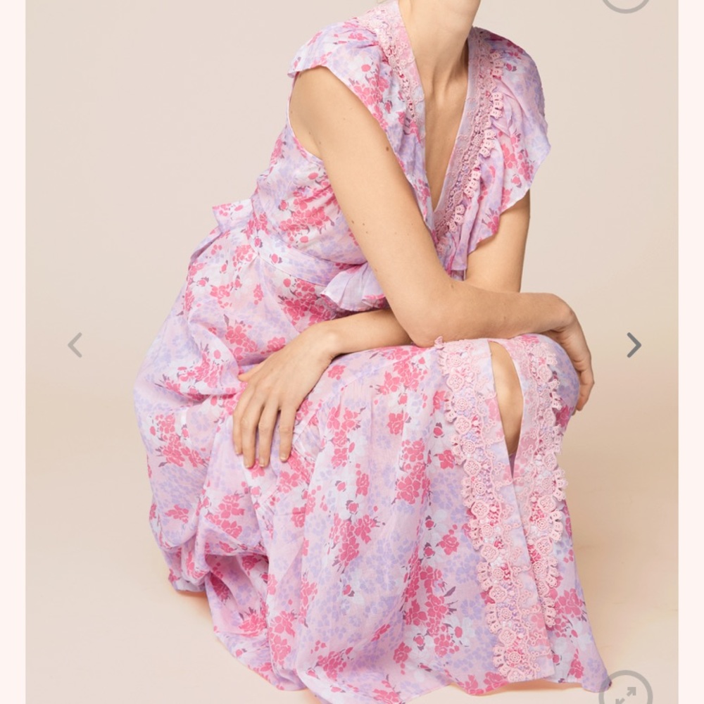 byTimo cotton organza gown floral size xs new